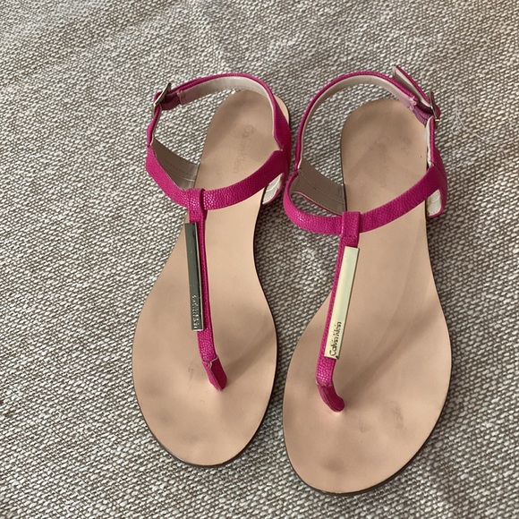 COPY - Calvin Klein Flat Sandals - Picture 2 of 6